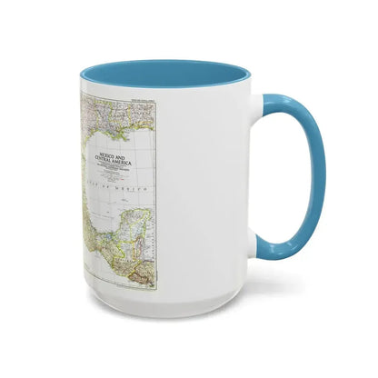 Central America & Mexico (1953) (Map) Accent Coffee Mug - Go Mug Yourself