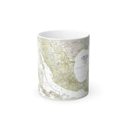 Central America & Mexico (1953) (Map) Color Changing Mug 11oz Default Title 11oz - Go Mug Yourself