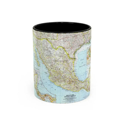 Central America - Mexico (1961) (Map) Accent Coffee Mug 11oz Black - Go Mug Yourself