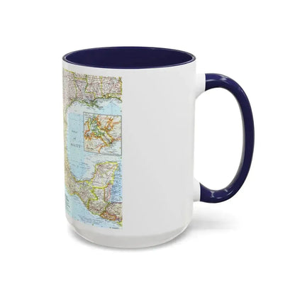 Central America - Mexico (1961) (Map) Accent Coffee Mug - Go Mug Yourself