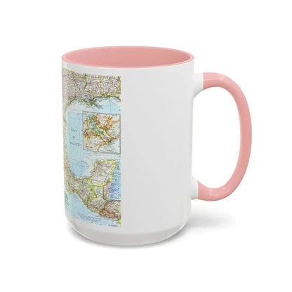 Central America - Mexico (1961) (Map) Accent Coffee Mug - Go Mug Yourself