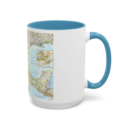 Central America - Mexico (1961) (Map) Accent Coffee Mug - Go Mug Yourself