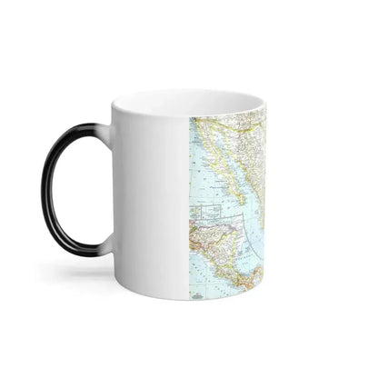 Central America - Mexico (1961) (Map) Color Changing Mug 11oz - Go Mug Yourself