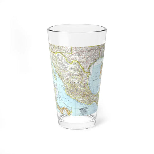 Central America - Mexico (1961) (Map) Pint Glass 16oz-16oz-Go Mug Yourself