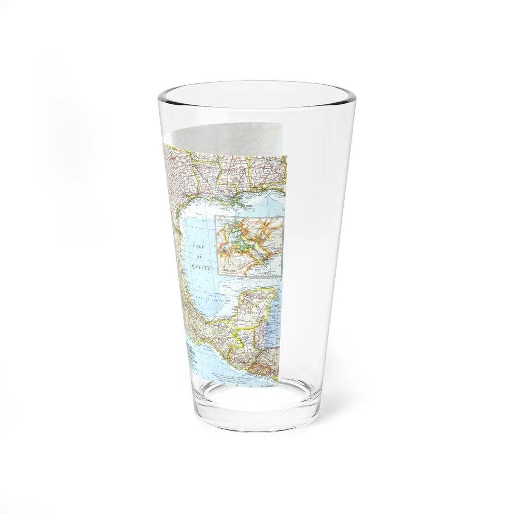 Central America - Mexico (1961) (Map) Pint Glass 16oz-Go Mug Yourself