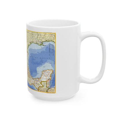 Central America - Mexico (1973) (Map) White Coffee Mug-Go Mug Yourself