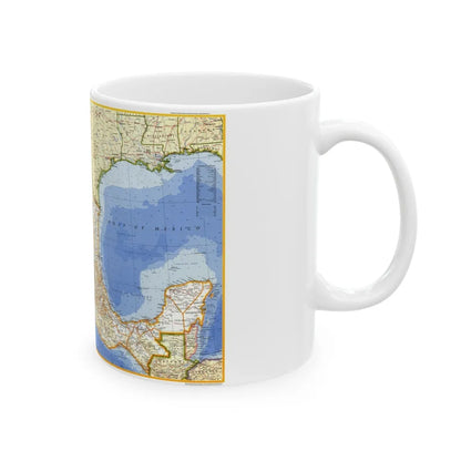 Central America - Mexico (1973) (Map) White Coffee Mug-Go Mug Yourself