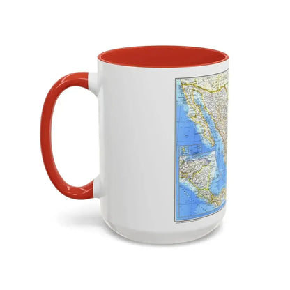 Central America & Mexico (1980) (Map) Accent Coffee Mug - Go Mug Yourself