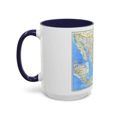 Central America & Mexico (1980) (Map) Accent Coffee Mug - Go Mug Yourself