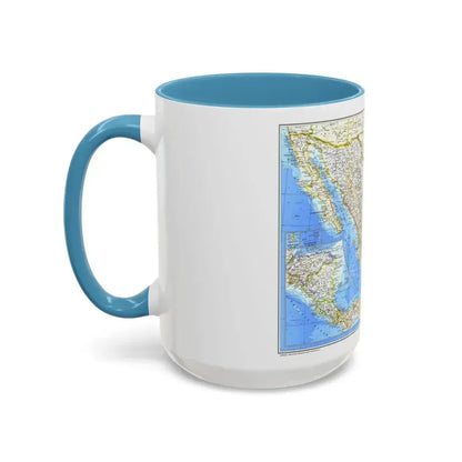 Central America & Mexico (1980) (Map) Accent Coffee Mug - Go Mug Yourself