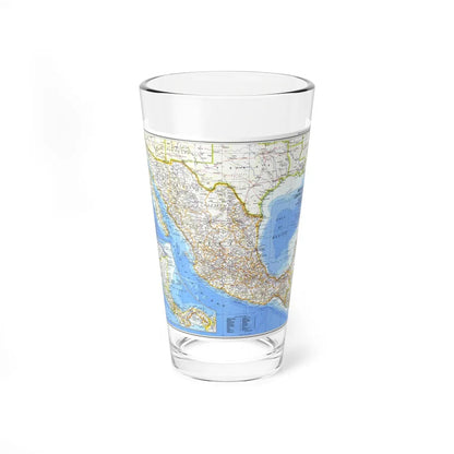 Central America & Mexico (1980) (Map) Pint Glass 16oz-16oz-Go Mug Yourself