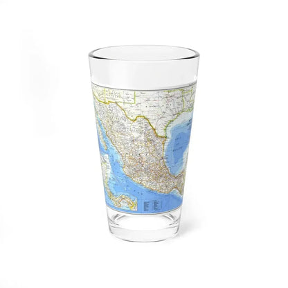 Central America & Mexico (1980) (Map) Pint Glass 16oz 16oz - Go Mug Yourself