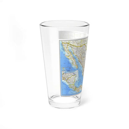 Central America & Mexico (1980) (Map) Pint Glass 16oz-Go Mug Yourself