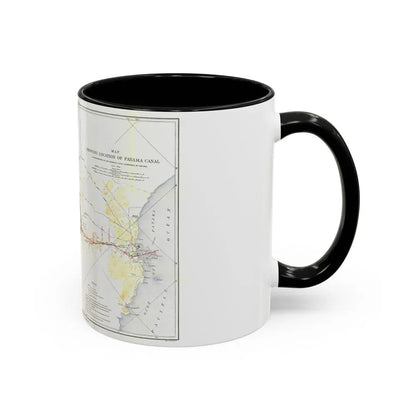Central America - Panama Canal (1905) (Map) Accent Coffee Mug - Go Mug Yourself