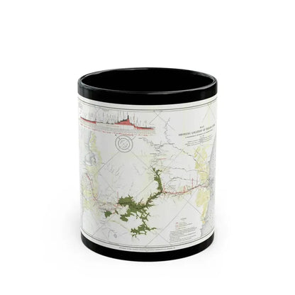 Central America - Panama Canal (1905) (Map) Black Coffee Mug 11oz - Go Mug Yourself