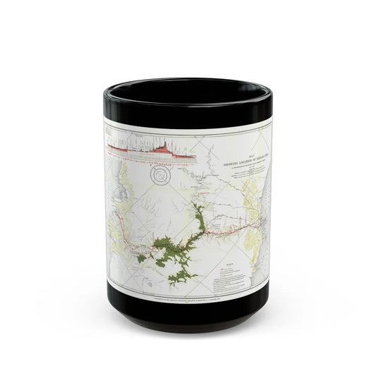 Central America - Panama Canal (1905) (Map) Black Coffee Mug-15oz-Go Mug Yourself