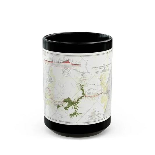 Central America - Panama Canal (1905) (Map) Black Coffee Mug 15oz - Go Mug Yourself