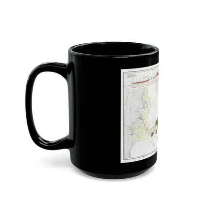 Central America - Panama Canal (1905) (Map) Black Coffee Mug - Go Mug Yourself