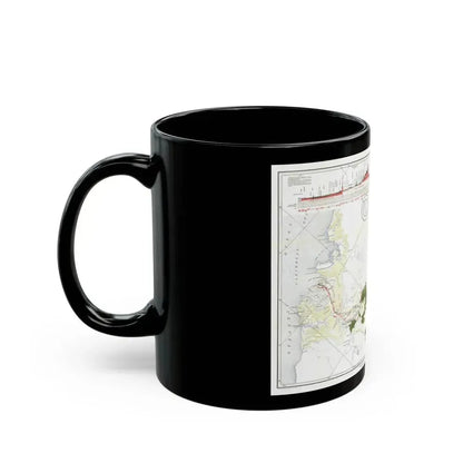 Central America - Panama Canal (1905) (Map) Black Coffee Mug - Go Mug Yourself