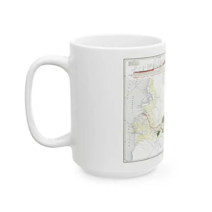 Central America - Panama Canal (1905) (Map) White Coffee Mug - Go Mug Yourself