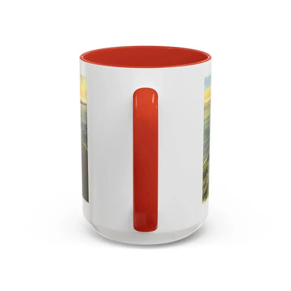 Central America - Panama Canal (1912) (Map) Accent Coffee Mug - Go Mug Yourself