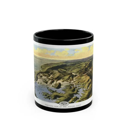 Central America - Panama Canal (1912) (Map) Black Coffee Mug 11oz - Go Mug Yourself