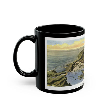 Central America - Panama Canal (1912) (Map) Black Coffee Mug-Go Mug Yourself