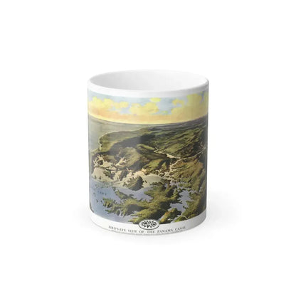 Central America - Panama Canal (1912) (Map) Color Changing Mug 11oz Default Title 11oz - Go Mug Yourself