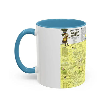 Central America - The Aztec World (1980) (Map) Accent Coffee Mug - Go Mug Yourself