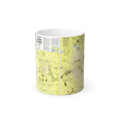 Central America - The Aztec World (1980) (Map) Color Changing Mug 11oz Default Title - Go Mug Yourself