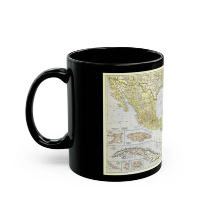Central America - The Caribbean (1947) (Map) Black Coffee Mug - Go Mug Yourself