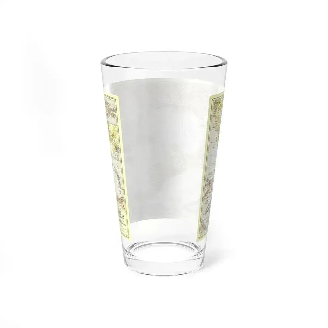 Central America - The Caribbean (1947) (Map) Pint Glass 16oz - Go Mug Yourself