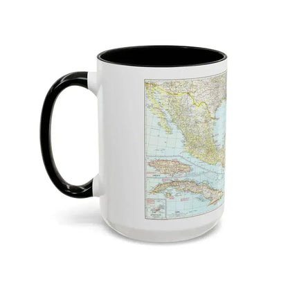 Central America & West Indies (1939) (Map) Accent Coffee Mug - Go Mug Yourself