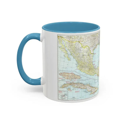 Central America & West Indies (1939) (Map) Accent Coffee Mug - Go Mug Yourself