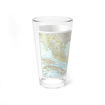 Central America & West Indies (1939) (Map) Pint Glass 16oz - Go Mug Yourself