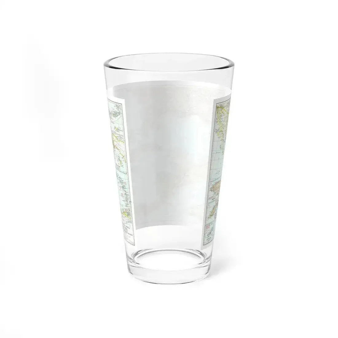 Central America & West Indies (1939) (Map) Pint Glass 16oz - Go Mug Yourself