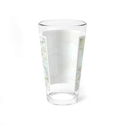 Central America & West Indies (1939) (Map) Pint Glass 16oz - Go Mug Yourself