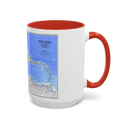 Central America & West Indies(1981) (Map) Accent Coffee Mug - Go Mug Yourself