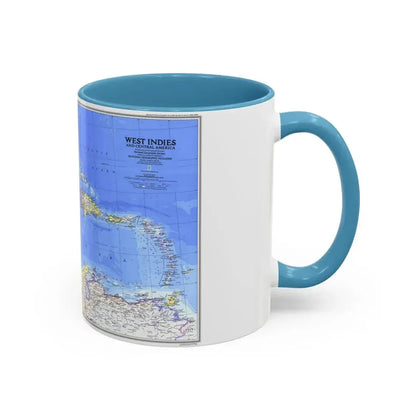 Central America & West Indies(1981) (Map) Accent Coffee Mug - Go Mug Yourself