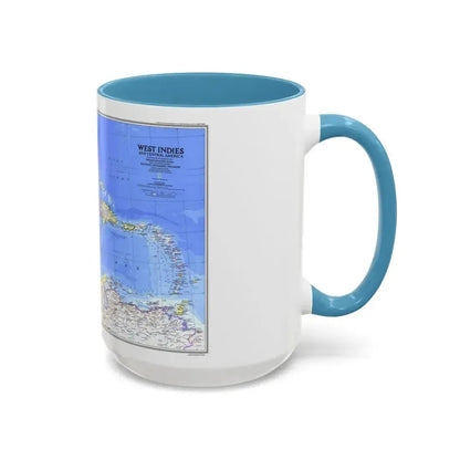 Central America & West Indies(1981) (Map) Accent Coffee Mug - Go Mug Yourself