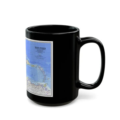 Central America & West Indies(1981) (Map) Black Coffee Mug - Go Mug Yourself