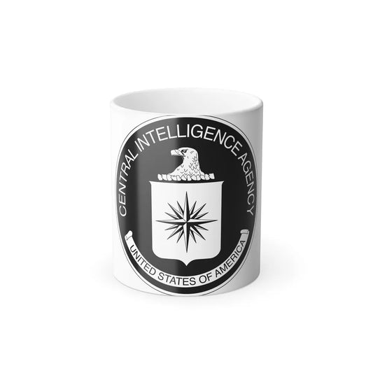 Central Intelligence Agency CIA BW - Color Changing Mug 11oz-11oz-Go Mug Yourself