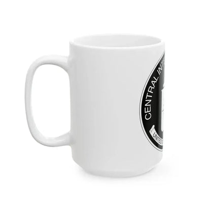 Central Intelligence Agency CIA BW - White Coffee Mug - Go Mug Yourself
