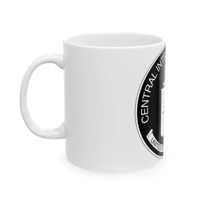 Central Intelligence Agency CIA BW - White Coffee Mug - Go Mug Yourself
