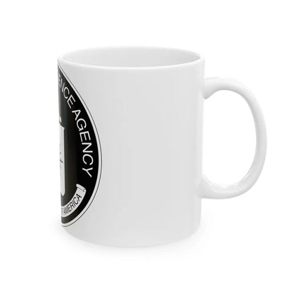 Central Intelligence Agency CIA BW - White Coffee Mug-Go Mug Yourself