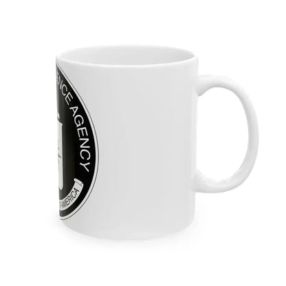 Central Intelligence Agency CIA BW - White Coffee Mug - Go Mug Yourself