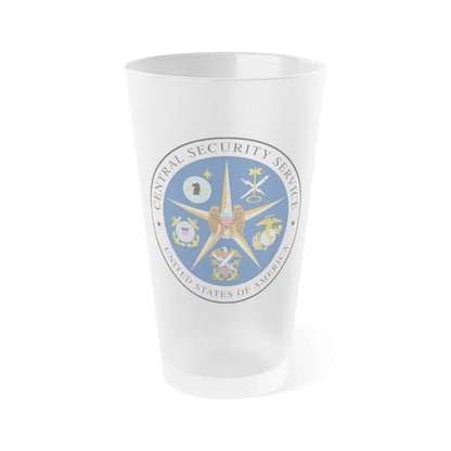 Central Security Service - Frosted Pint Glass 16oz-16oz-Frosted-Go Mug Yourself