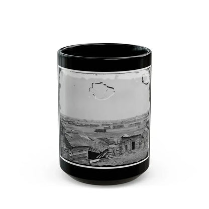 Centreville, Va. Confederate Winter Quarters, South View (U.S. Civil War) Black Coffee Mug 15oz - Go Mug Yourself
