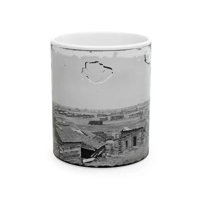 Centreville, Va. Confederate Winter Quarters, South View (U.S. Civil War) White Coffee Mug 11oz - Go Mug Yourself