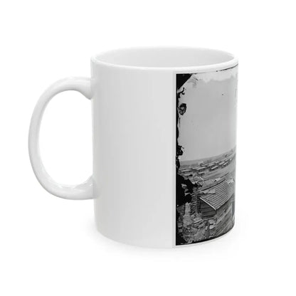 Centreville, Va. Confederate Winter Quarters, South View (U.S. Civil War) White Coffee Mug - Go Mug Yourself